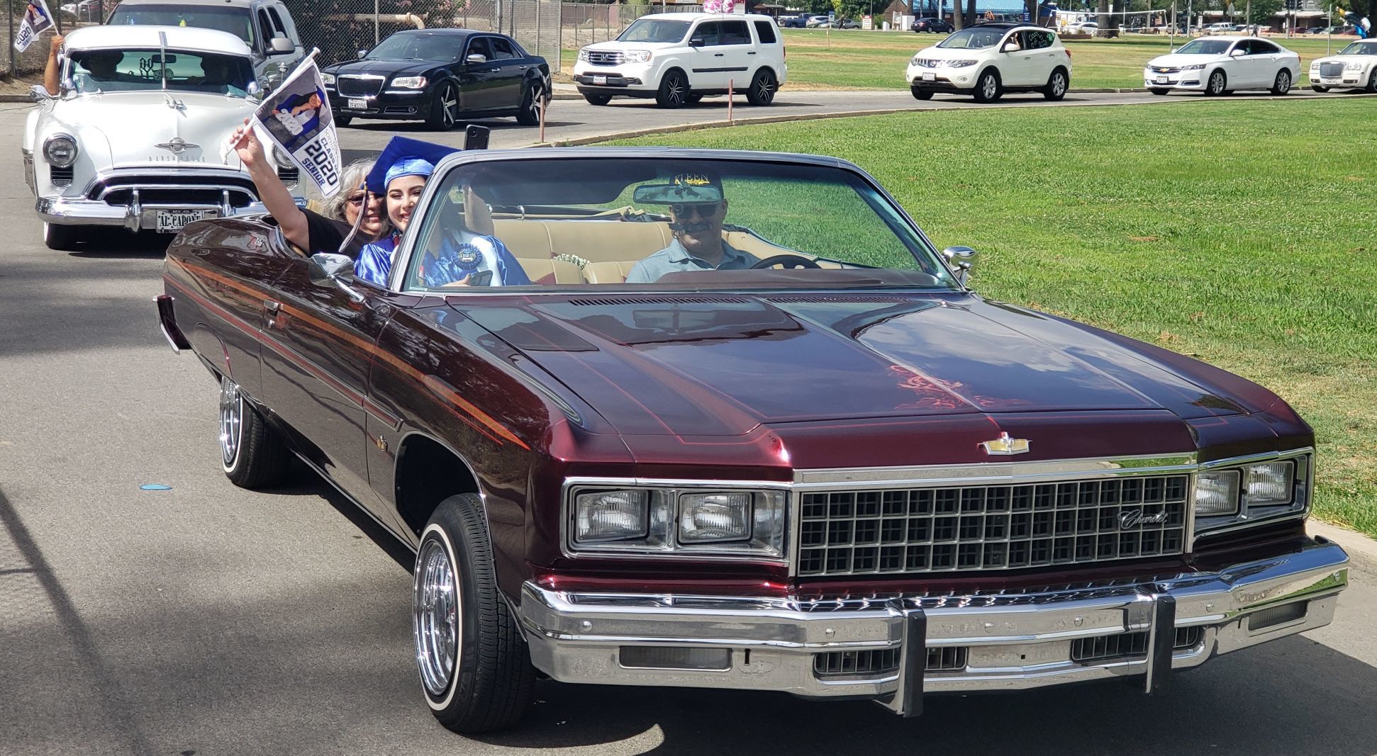 hanford west graduation car